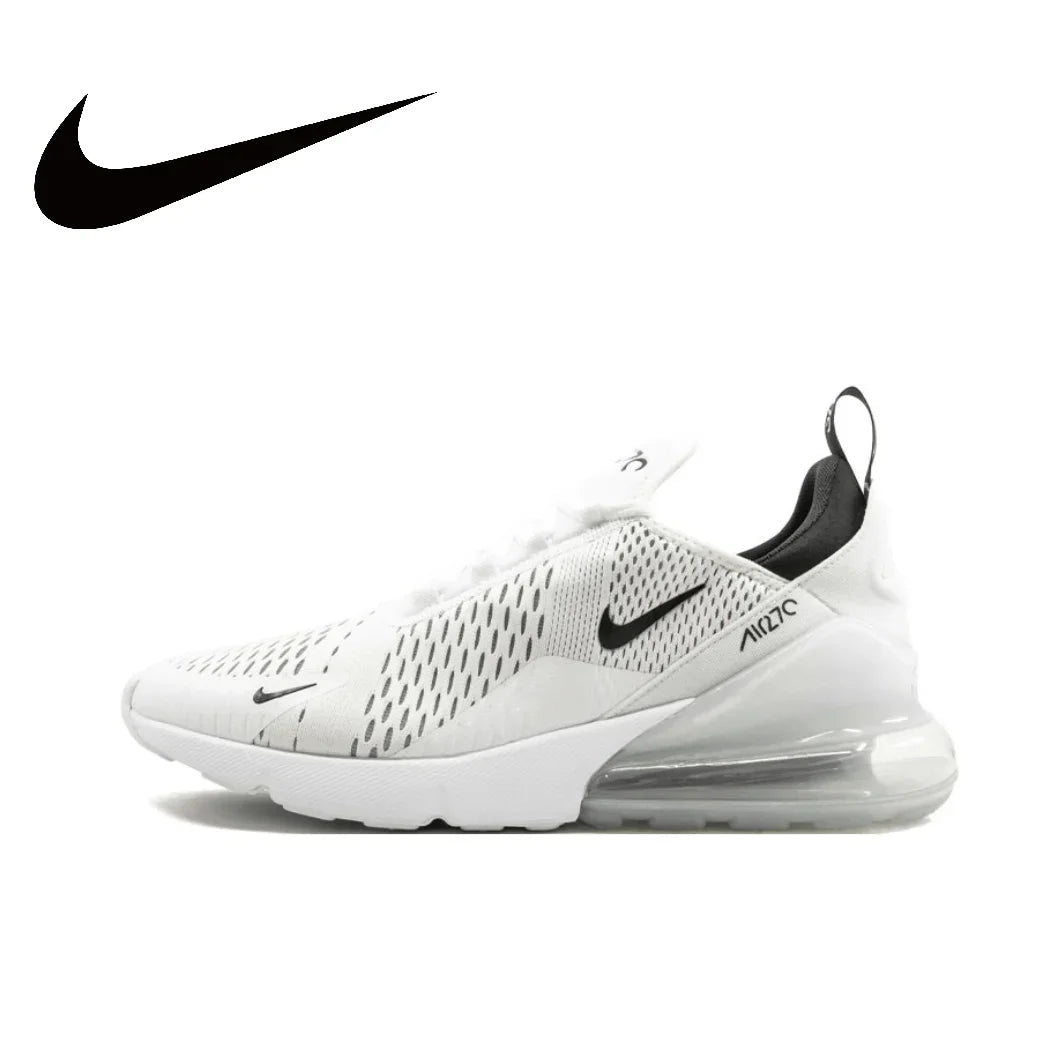 Nike Original Air Max 270 Low Top Casual Running Shoes Trendy Fashion Sneakers Men's and Women's White