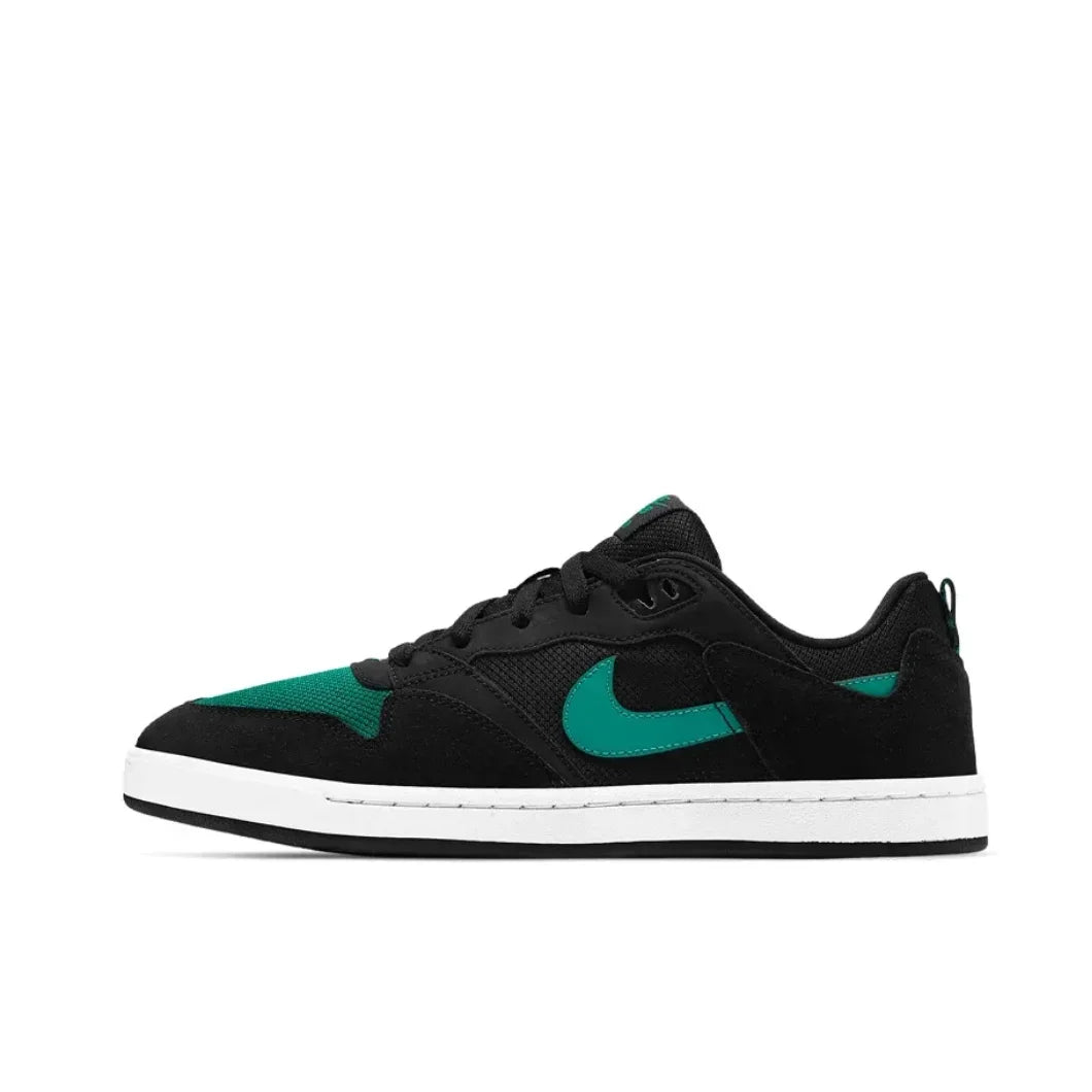 Nike Original SB Alleyoop Fashion versatile low-top board shoes non slip wear resistant men's gray and green with color