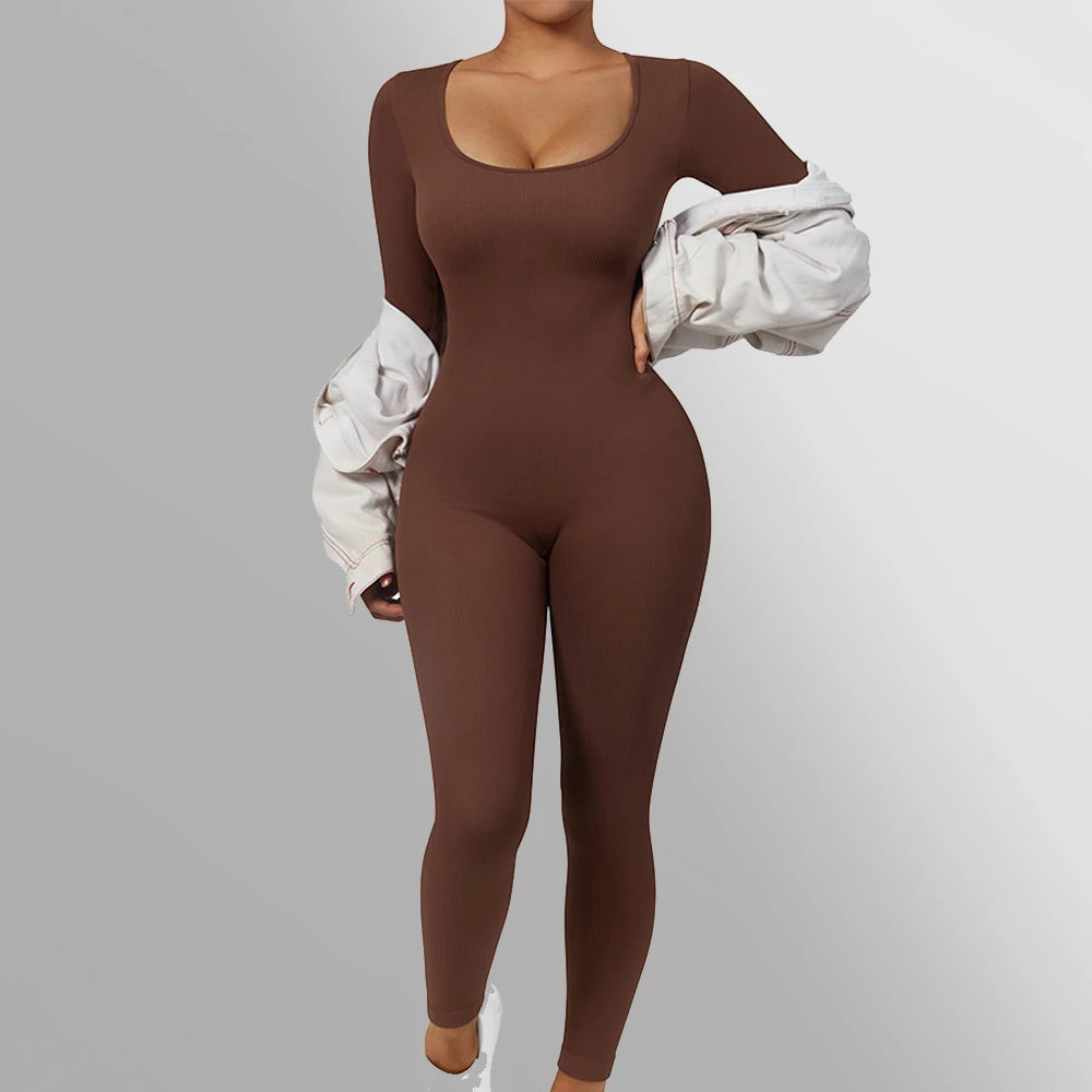 Women's Long Sleeve Jumpsuit – Bodycon &amp; Streetwear