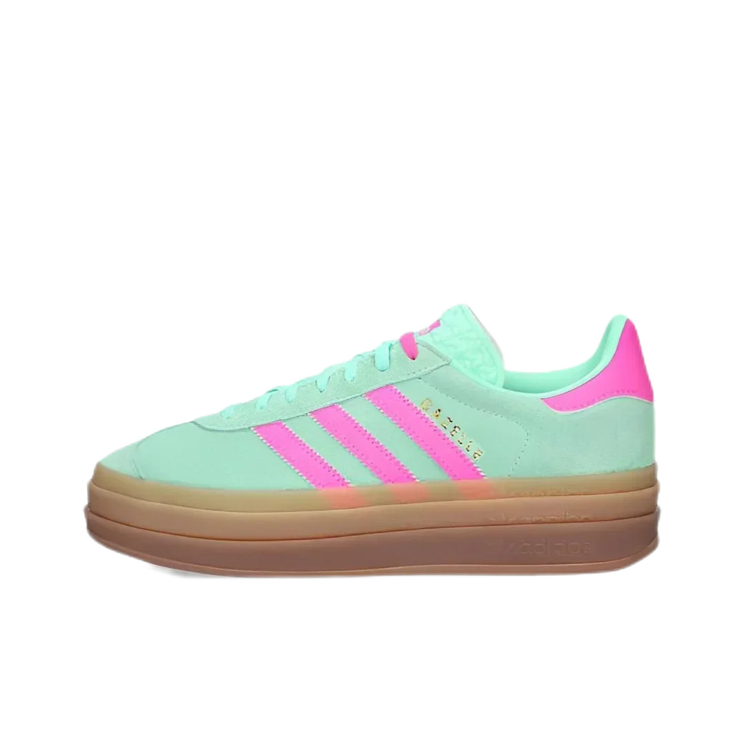 adidas originals GAZELLE BOLD Bold Casual Versatile Fashion Sports Low Top Board Shoes Women's Pink