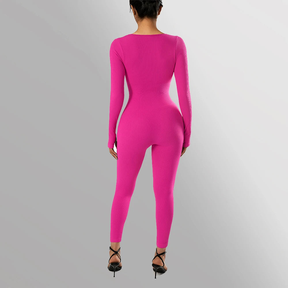 Women's Long Sleeve Jumpsuit – Bodycon &amp; Streetwear