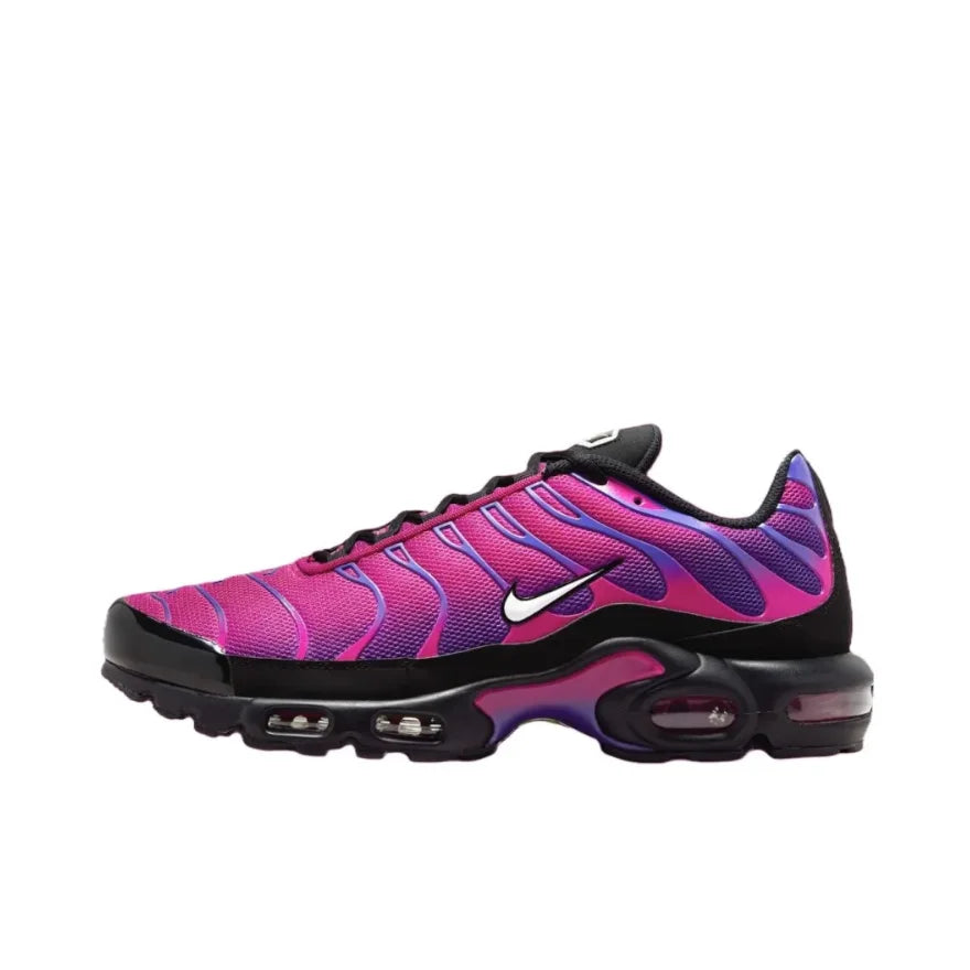 Nike Air Max Plus TN Men's Trendy Mesh Shock Absorption Anti-skid Wear-resistant Breathable Lightweight Low Top Running Shoes