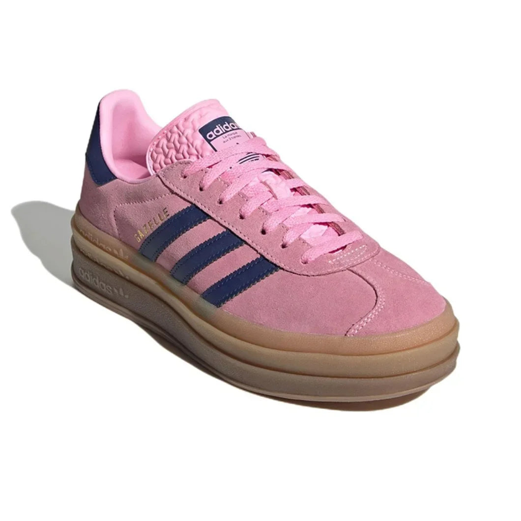 adidas originals GAZELLE BOLD Bold Casual Versatile Fashion Sports Low Top Board Shoes Women's Pink