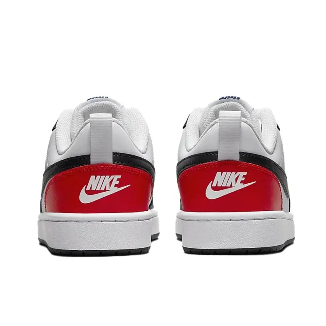 Nike Court Borough Low 2 GS sneakers teenagers Comfortable and hardwearing casual shoes Classic Retro Trend casual shoes white