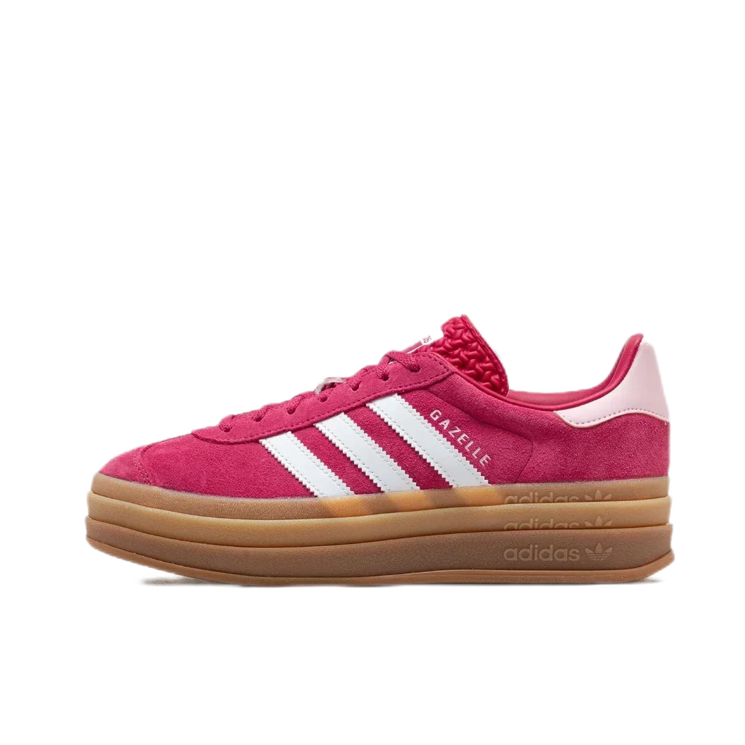 adidas originals GAZELLE BOLD Bold Casual Versatile Fashion Sports Low Top Board Shoes Women's Pink