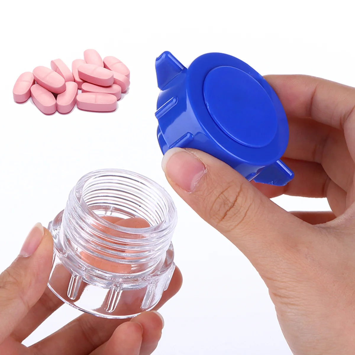 Medicine for Baby Pulverizer Pill Portable Cutting Machine Splitter Creative Crusher Polypropylene Practical