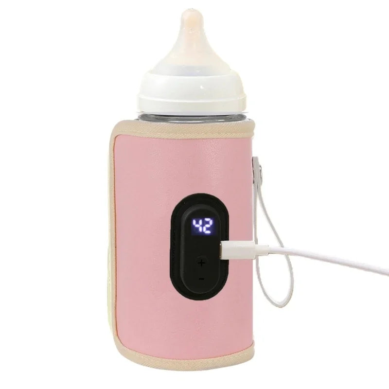 Portable USB Baby Bottle Warmer - Heating and Sterilizing for Baby Bottles