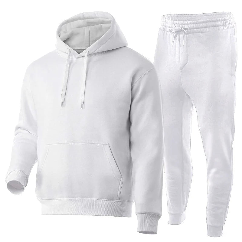 Ensemble Sweat à Capuche et Pantalon - Tenue de Sport Décontractée