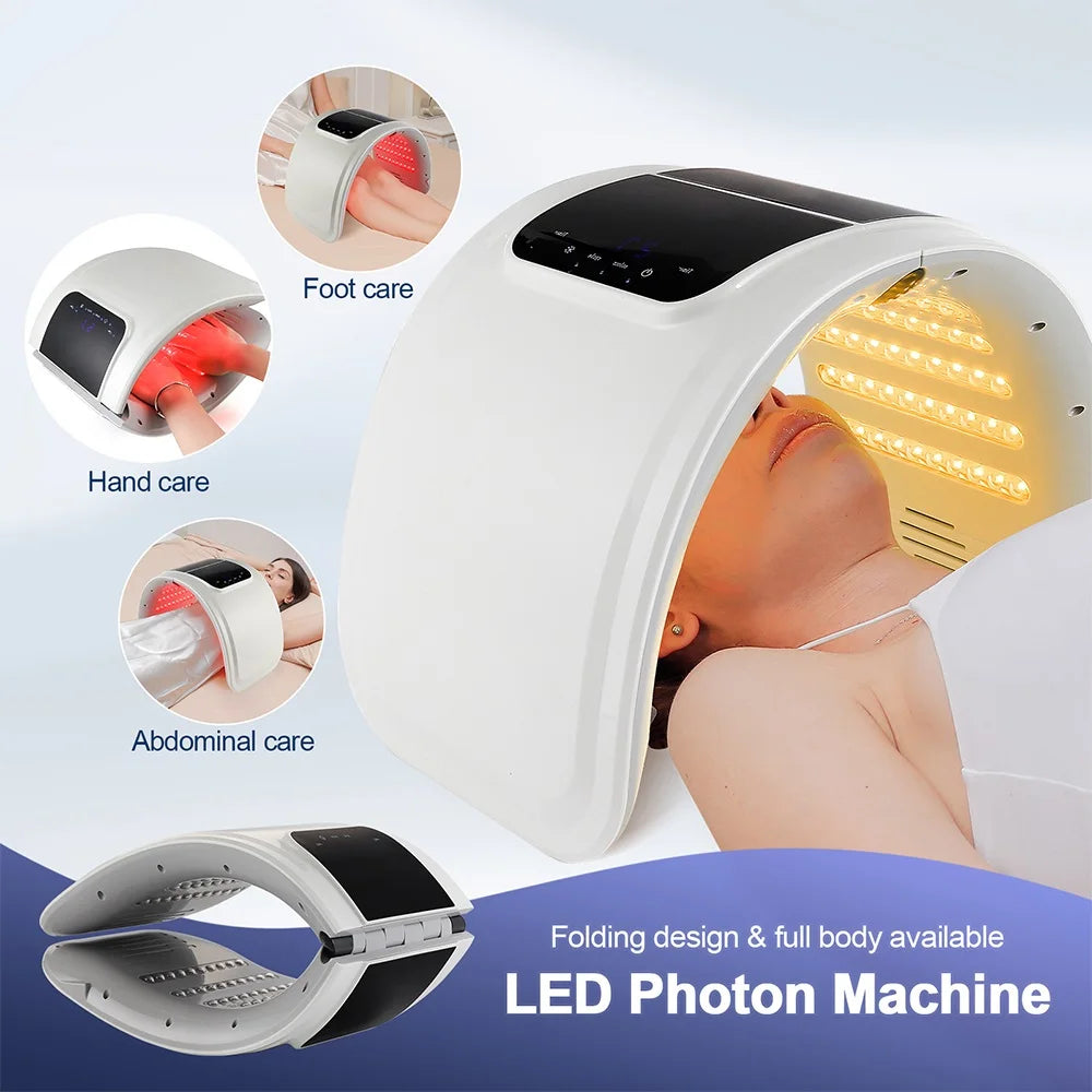 Professional 7 Colors PDT LED Mask Facial Red Light Therapy Skin Rejuvenation Device Face Lift Anti Wrinkle Beauty Machine