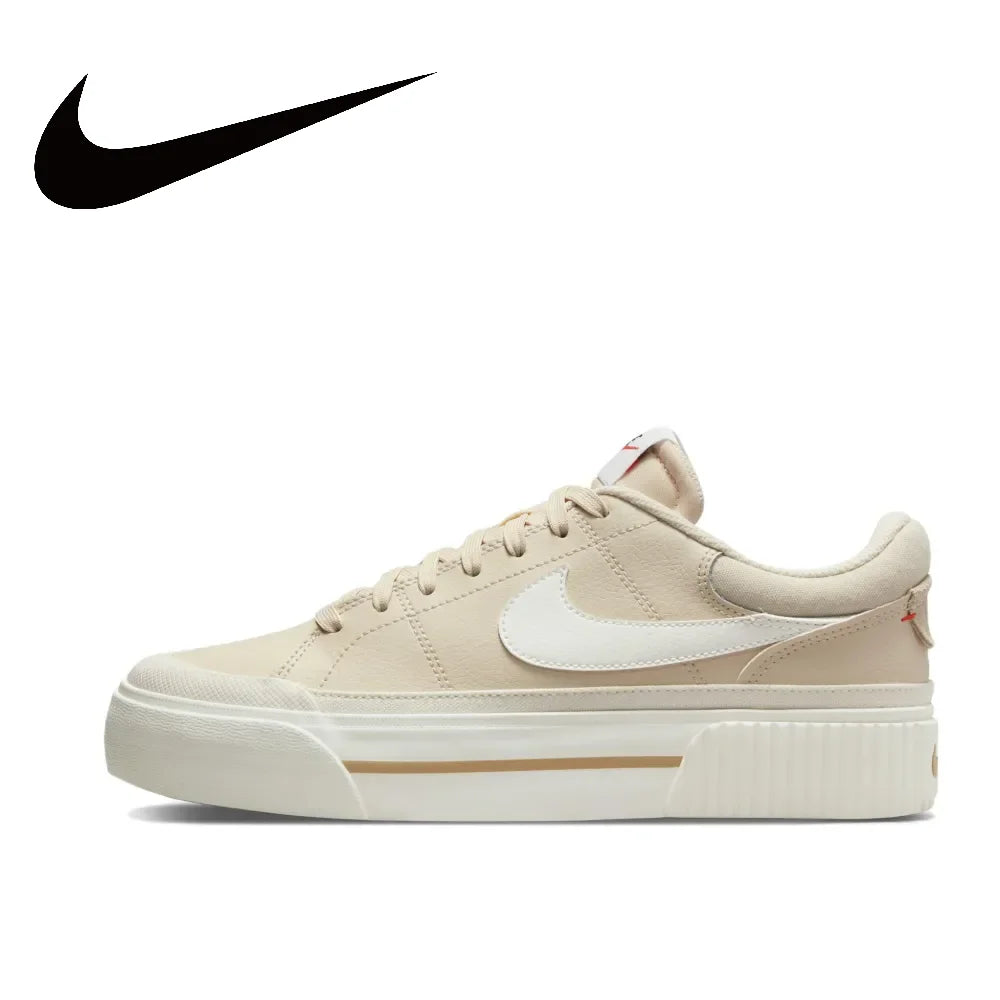 Nike Court Legacy Lif Women's Slip Resistant Shock Absorbing Abrasion Resistant Low Top Board Shoes