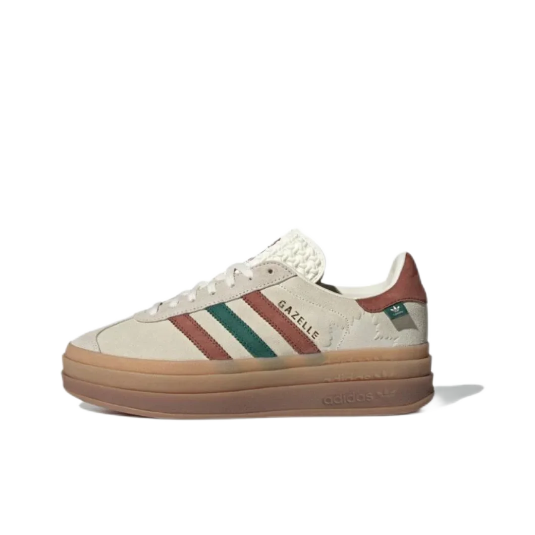 adidas originals GAZELLE BOLD Bold Casual Versatile Fashion Sports Low Top Board Shoes Women's Pink