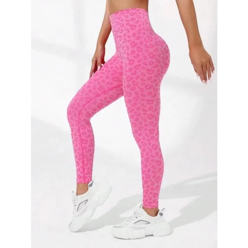 Women's V-Neck Leopard Leggings – Sculpting &amp; Sexy 🐆🔥