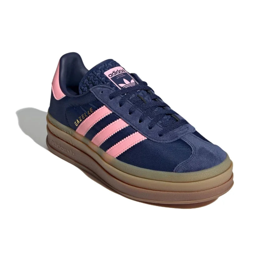 Adidas New Arrival Gazelle Bold thick bottom Men's and Women's shoes Shamrock Casual Shoes Fashionable and Breathable Shoes