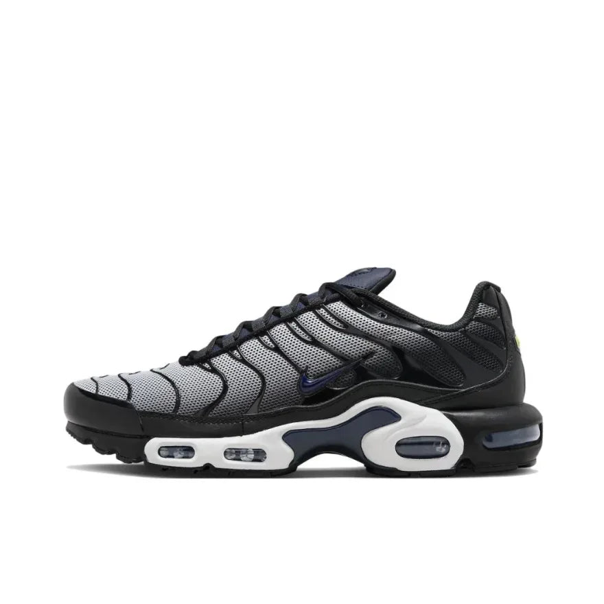 Nike Air Max Plus TN Shock Absorbing Anti slip Low Top Casual Running Shoes Men's Fashion Sneakers Black Gold Matching Color