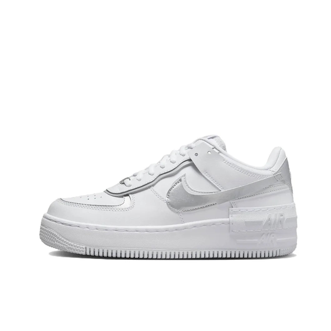 Nike Air Force 1 Shadow – Sneakers Femme Noires, Blanches et Roses 👟✨