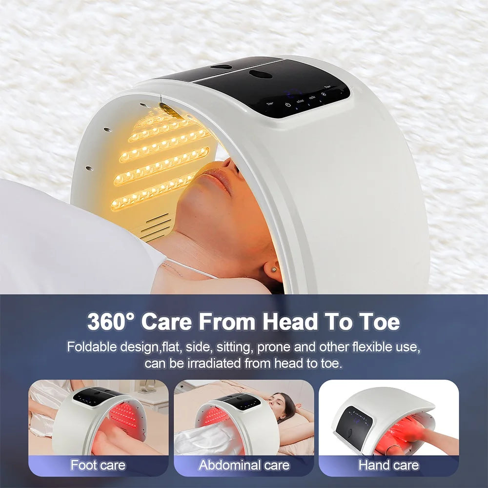 Professional 7 Colors PDT LED Facial Mask Red Light Therapy Skin Rejuvenation Device Face Lift Anti Wrinkle Beauty Machine