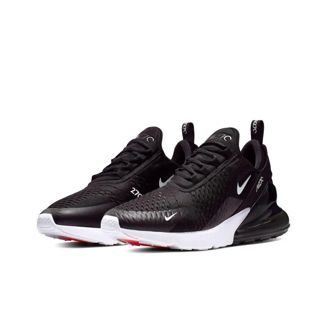 Nike New Air Max 270 Low Men's and Women's Sneakers Trendy Fashion Casual Shoes Comfortable and wearable Sneakers glossy black