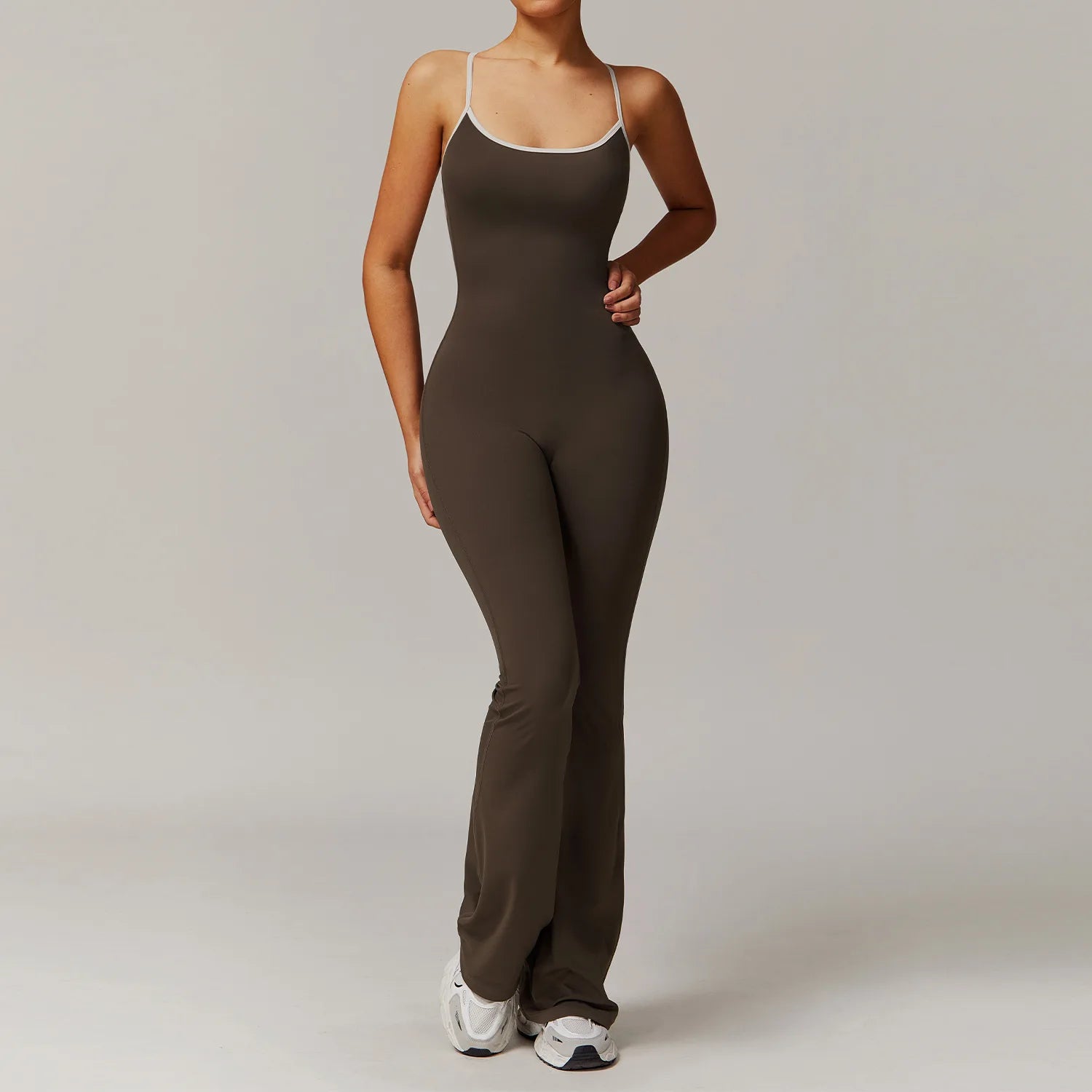 Sexy Back V Jumpsuit Gym Set Women Training Yoga Suit Sportswear Women Sports Jumpsuit Fitness Rompers Stretch Workout Bodysuits