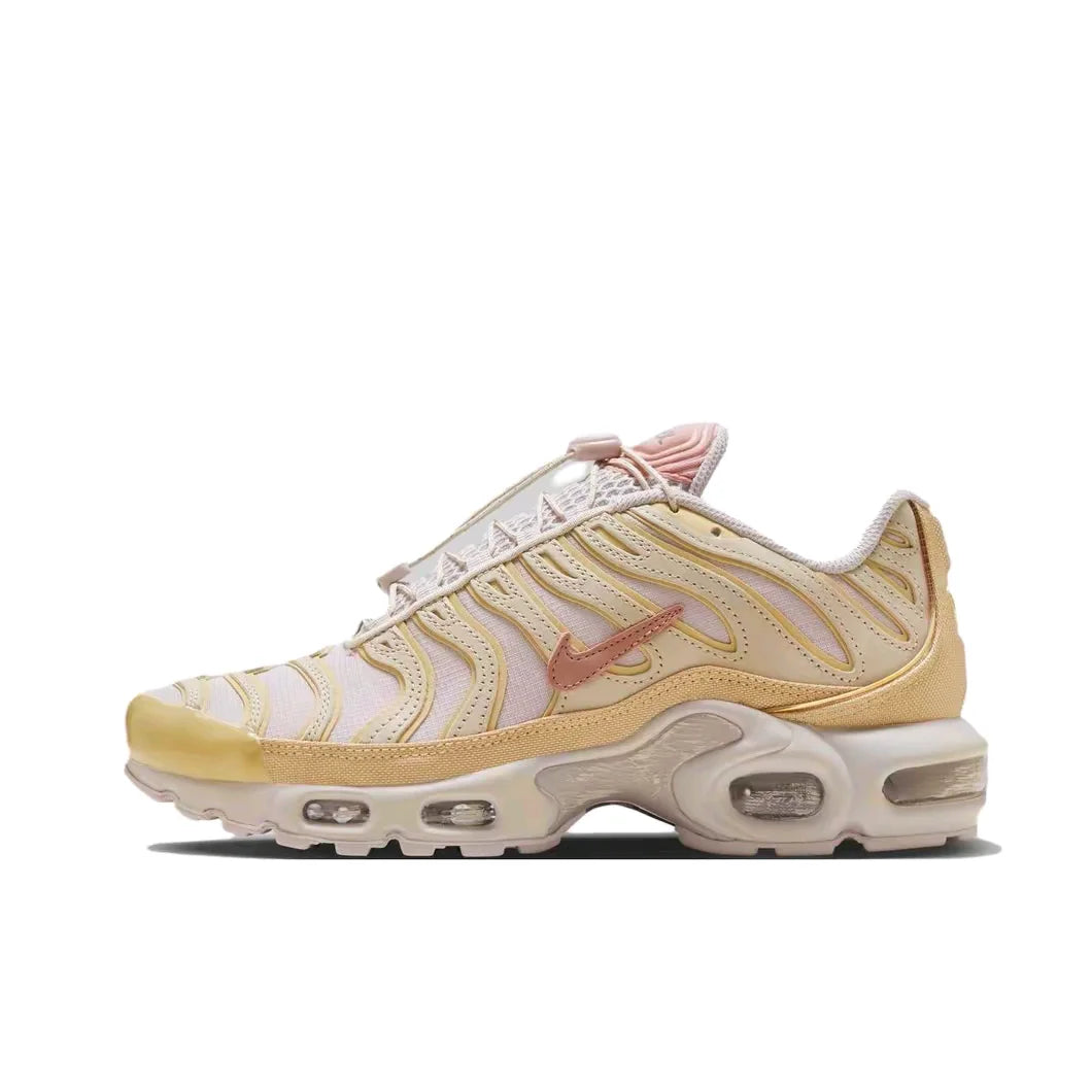 Nike Air Max Plus TN Women's Fashion Casual Running Shoes Comfortable Shock Absorption Sneakers White Purple Colorway