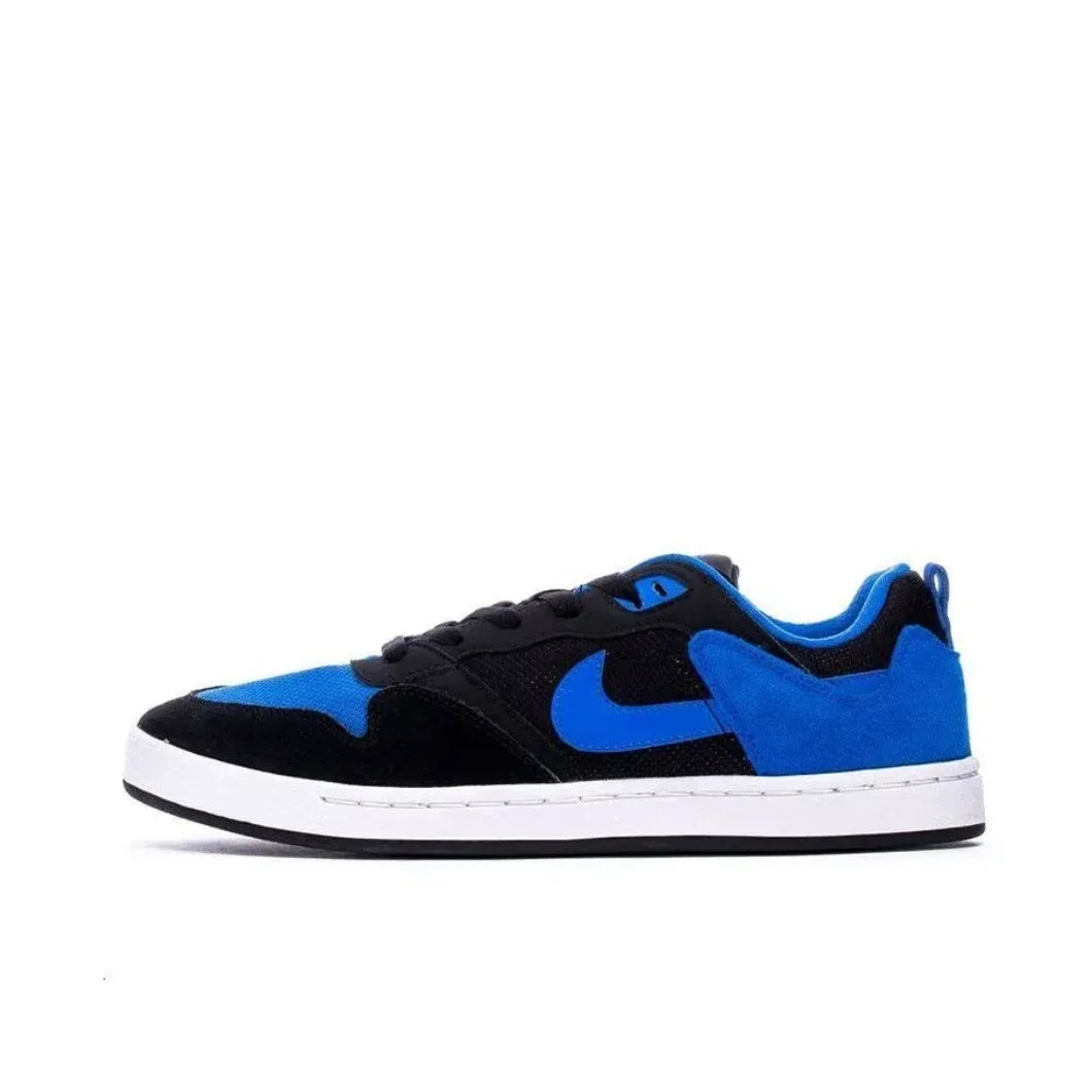 Nike SB Alleyoop Low Top Men's Sneakers Classic Retro Board Shoes Autumn Lightweight Wearable Casual Shoes Black White Blue