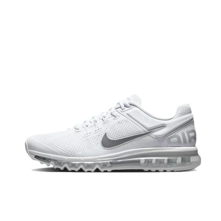 Nike White Air Max 2013 Men's and Women's Retro Low Top Casual Running Shoes Comfortable Shock Absorption Sneakers