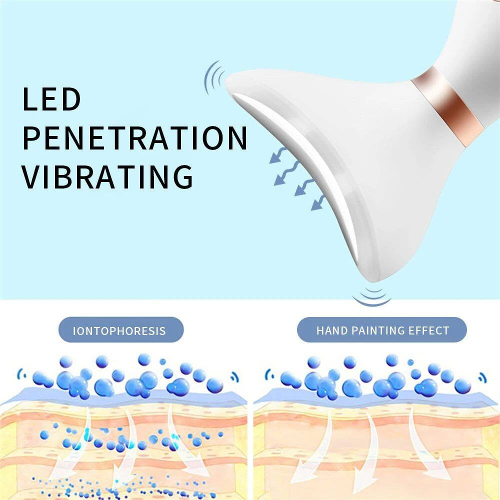 3 in1 Facial Machine All-round Face Massager Neck Facial Eye Massage Microcurrent Skin Rejuvenation Anti Aging Beauty Tools