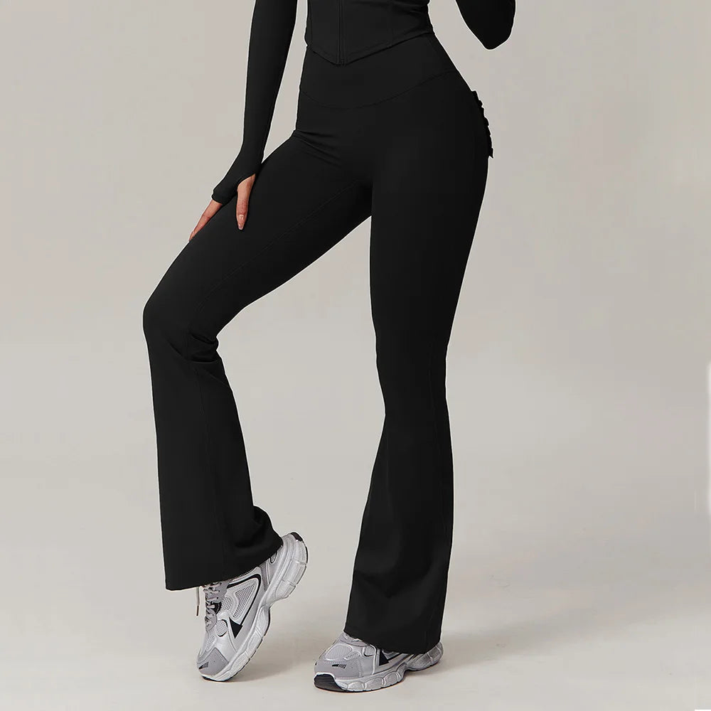 Women's Sexy Flared Leggings – Elegance &amp; Performance in Motion