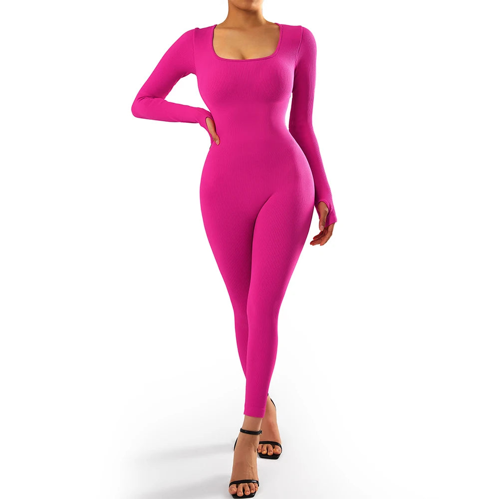 Women's Long Sleeve Jumpsuit – Bodycon &amp; Streetwear