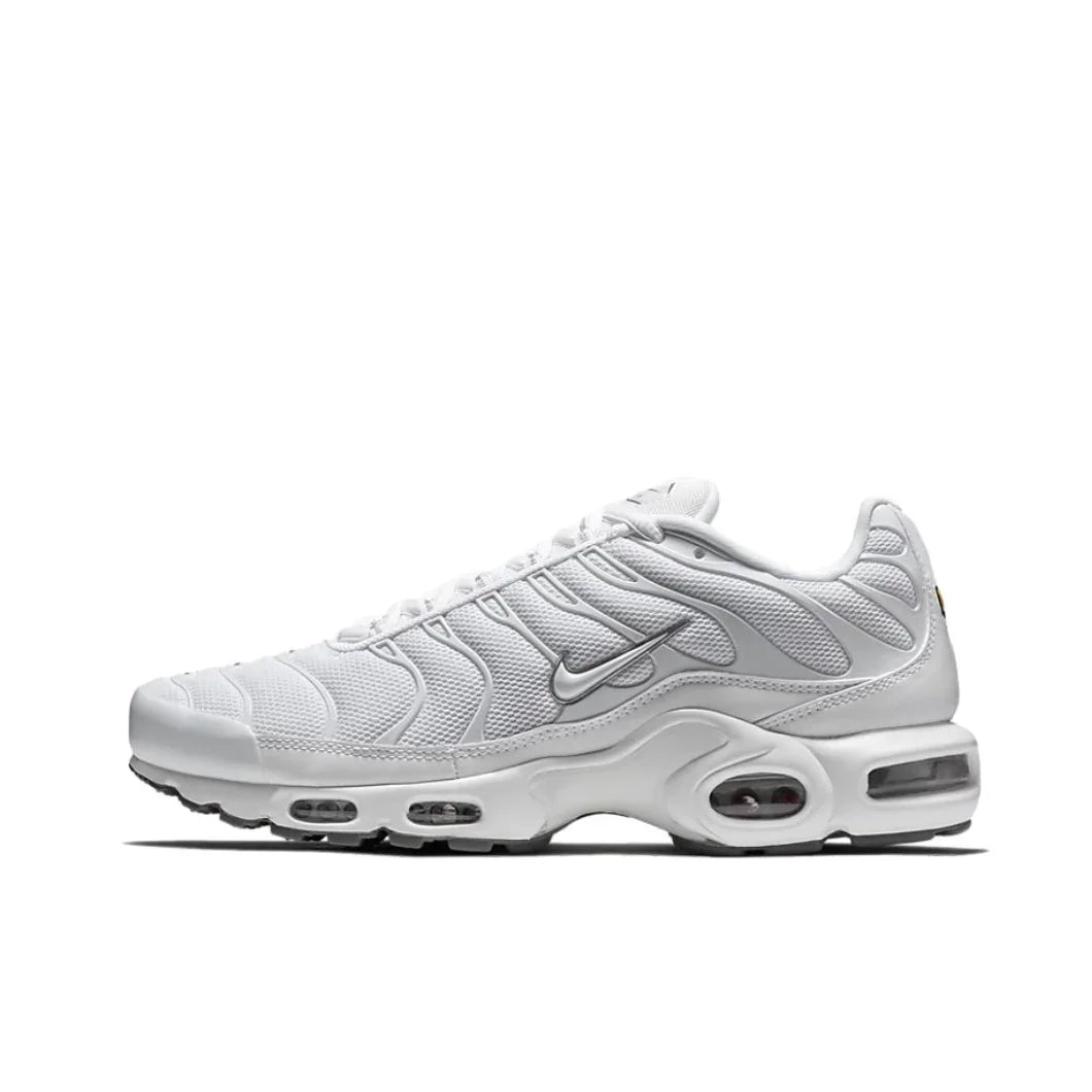 Nike New Air Max Plus TN Men's Sneakers winter Fashionable and comfortable casual shoes Lightweight and wearable Silver&amp;Black