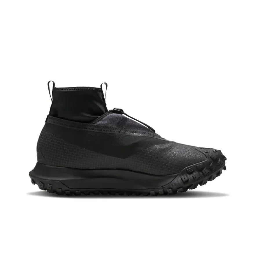 Nike Black ACG Mountain Fly GORE-TEX Mid Top Outdoor Functional Shoes Anti slip and Wear resistant Men's and Women's Sneakers