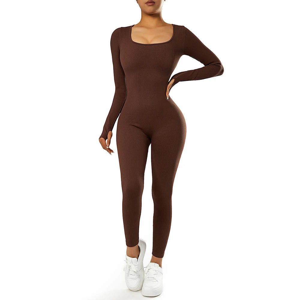 Combinaison Femme à Manches Longues – Bodycon & Streetwear