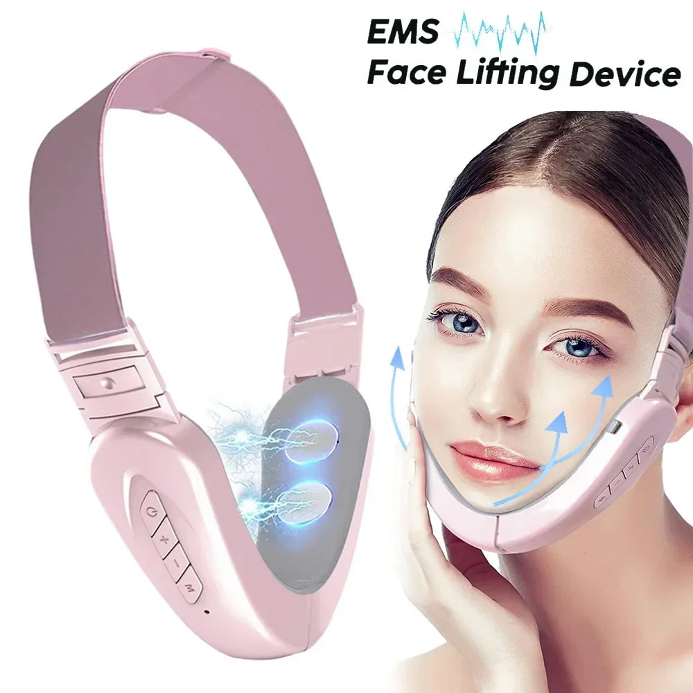 EMS micro-current face-lifting instrument 6-speed face massage V-face beauty instrument lifting and tightening beauty