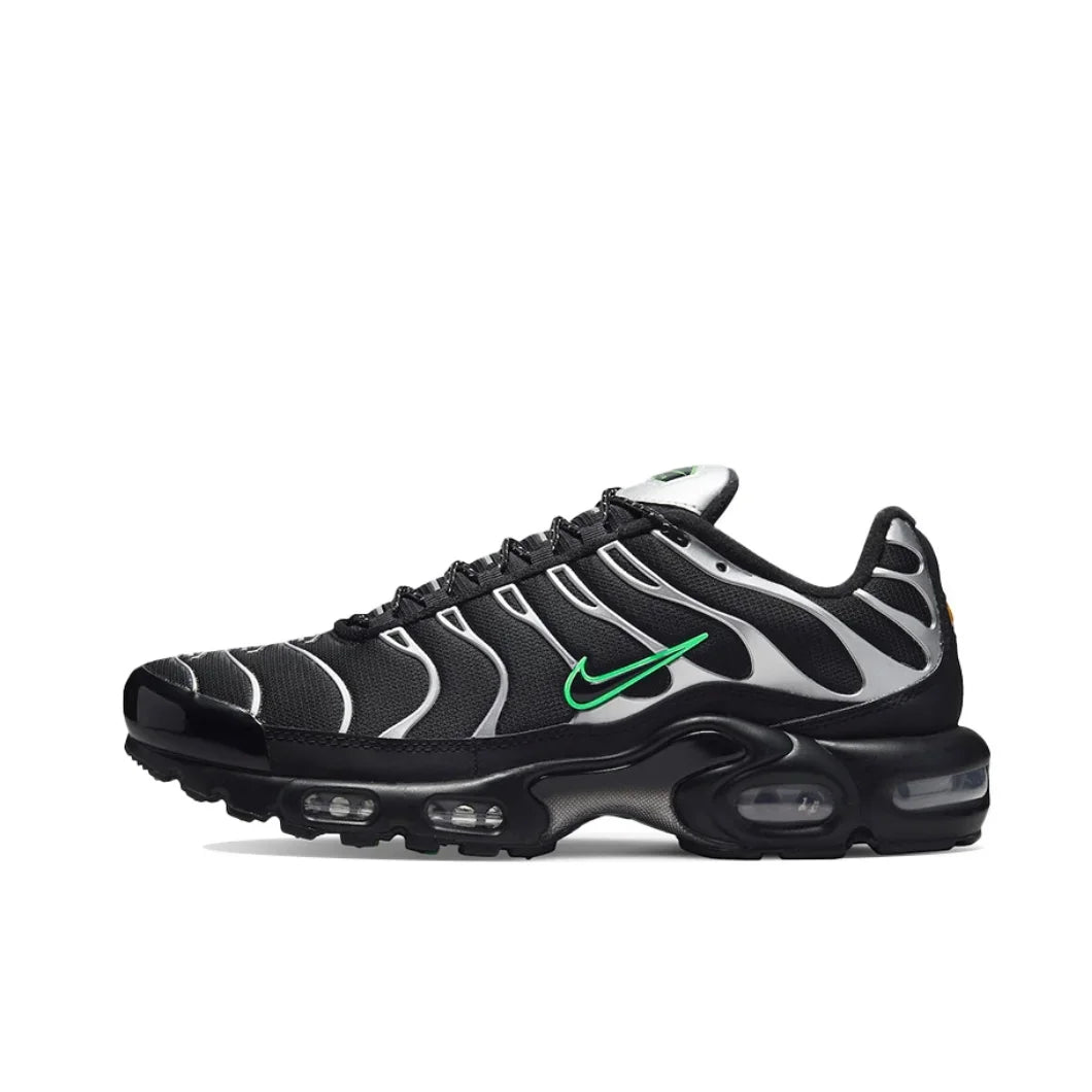 Nike Original Air Max Plus TN Retro Low Top Running Shoes Comfortable Shock Absorption Casual Sneakers Mens Blue Black Colorway