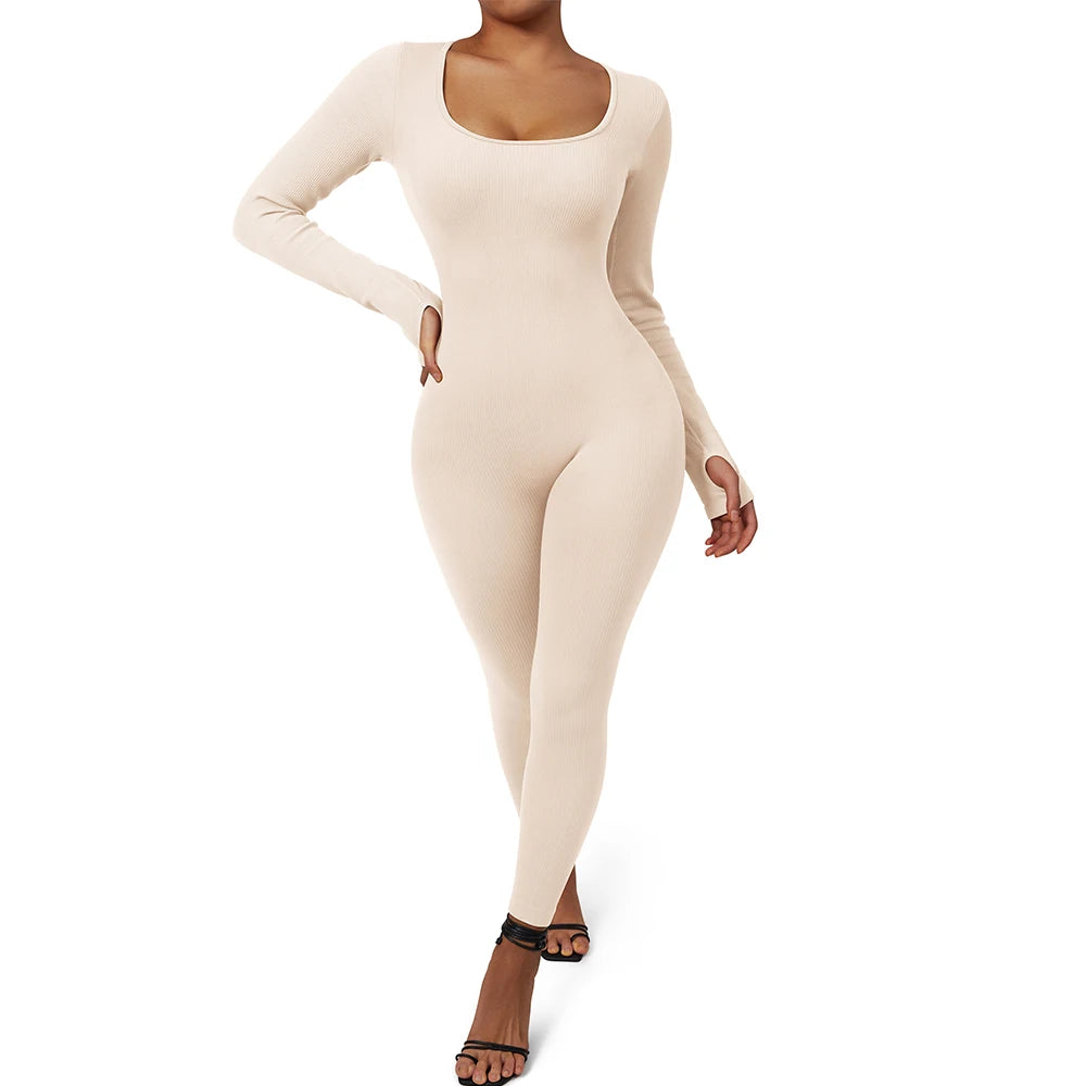 Women's Long Sleeve Jumpsuit – Bodycon &amp; Streetwear