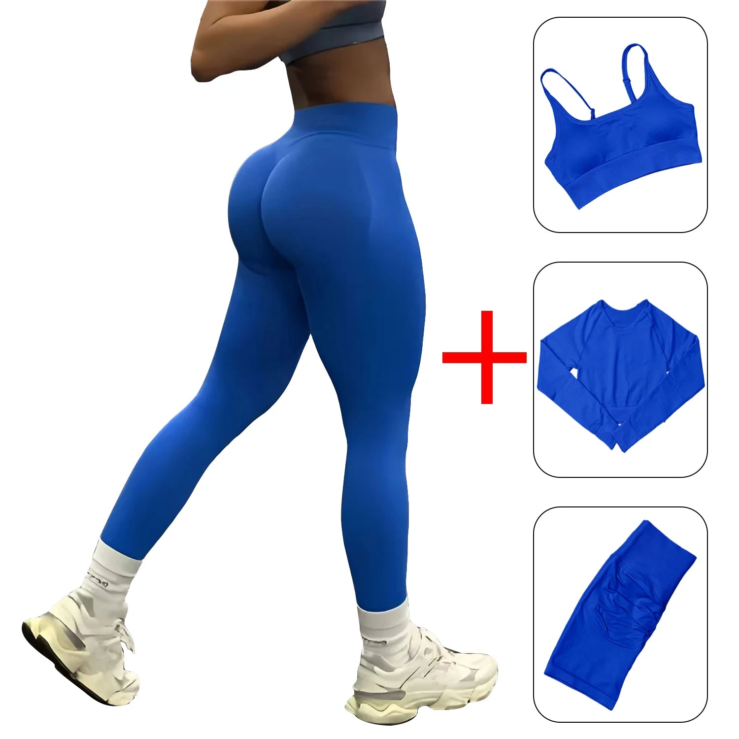 Sportswear Women Seamless Yoga Clothes Fitness Suit Gym Clothing Workout Set Push Up Leggings Set Sports Wear Outfit For Women