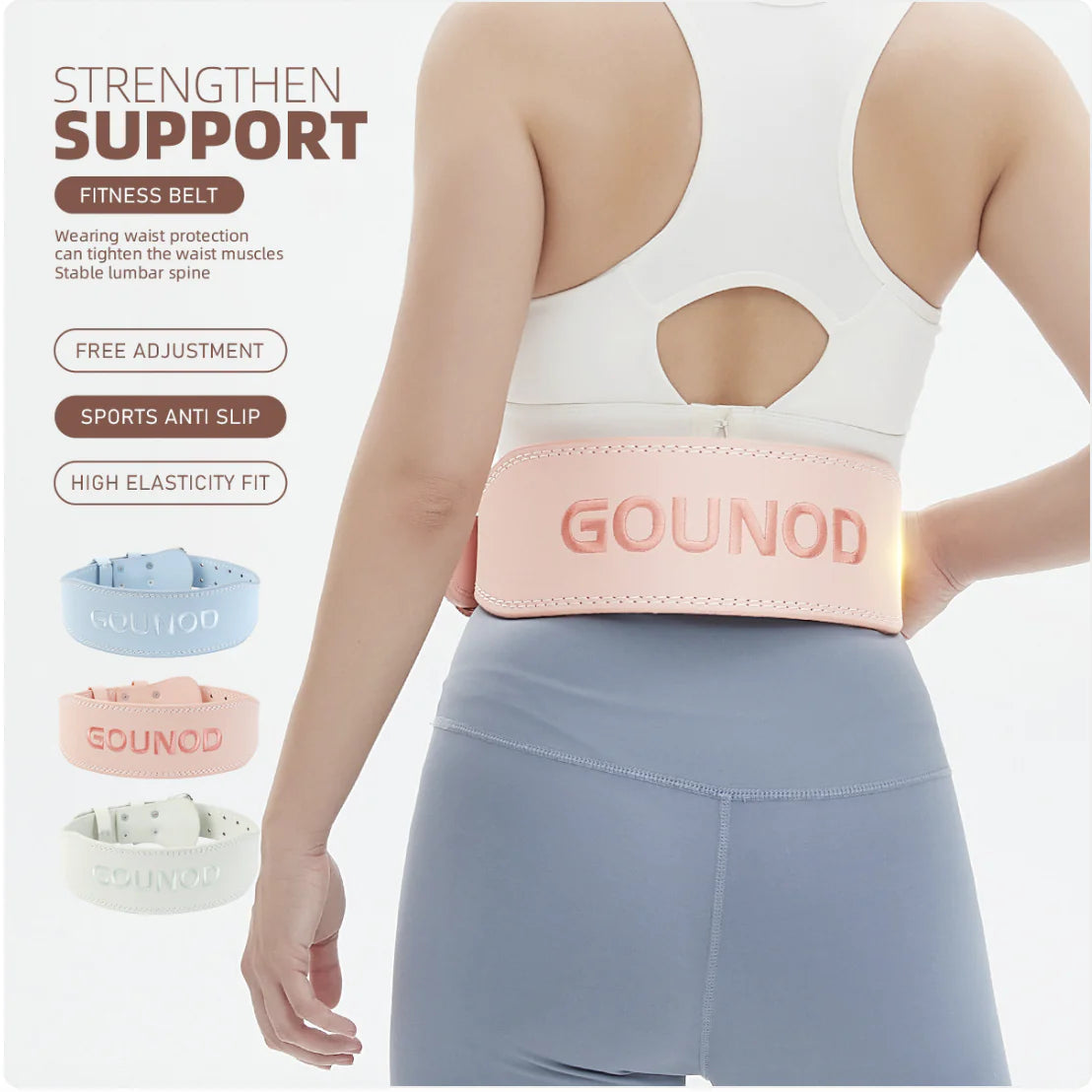 PU Sports Waist Support Belt