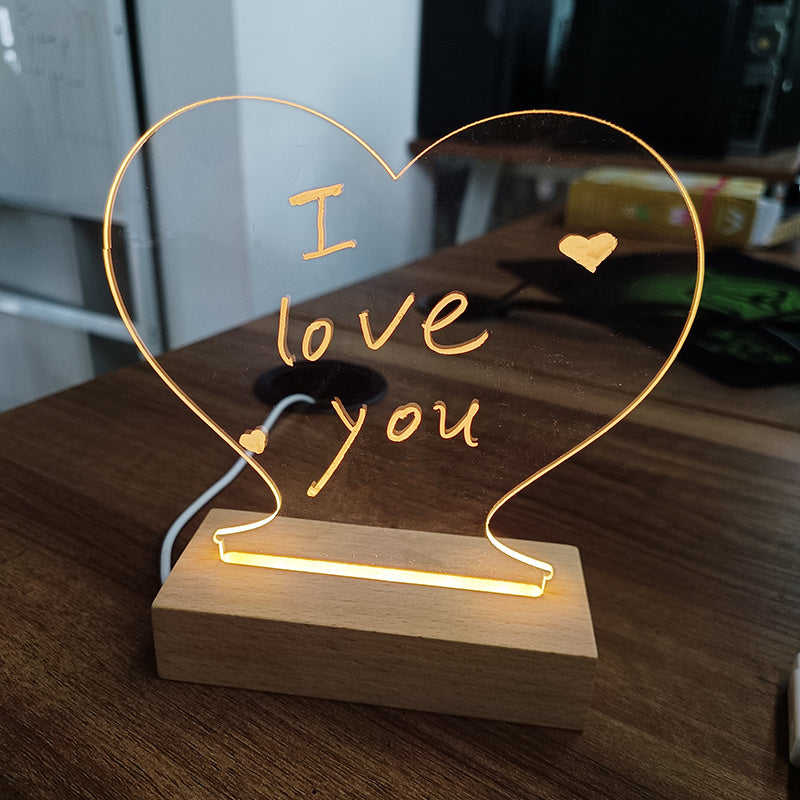 Lampe LED Message Créative – Éclairez Vos Mots avec Style !