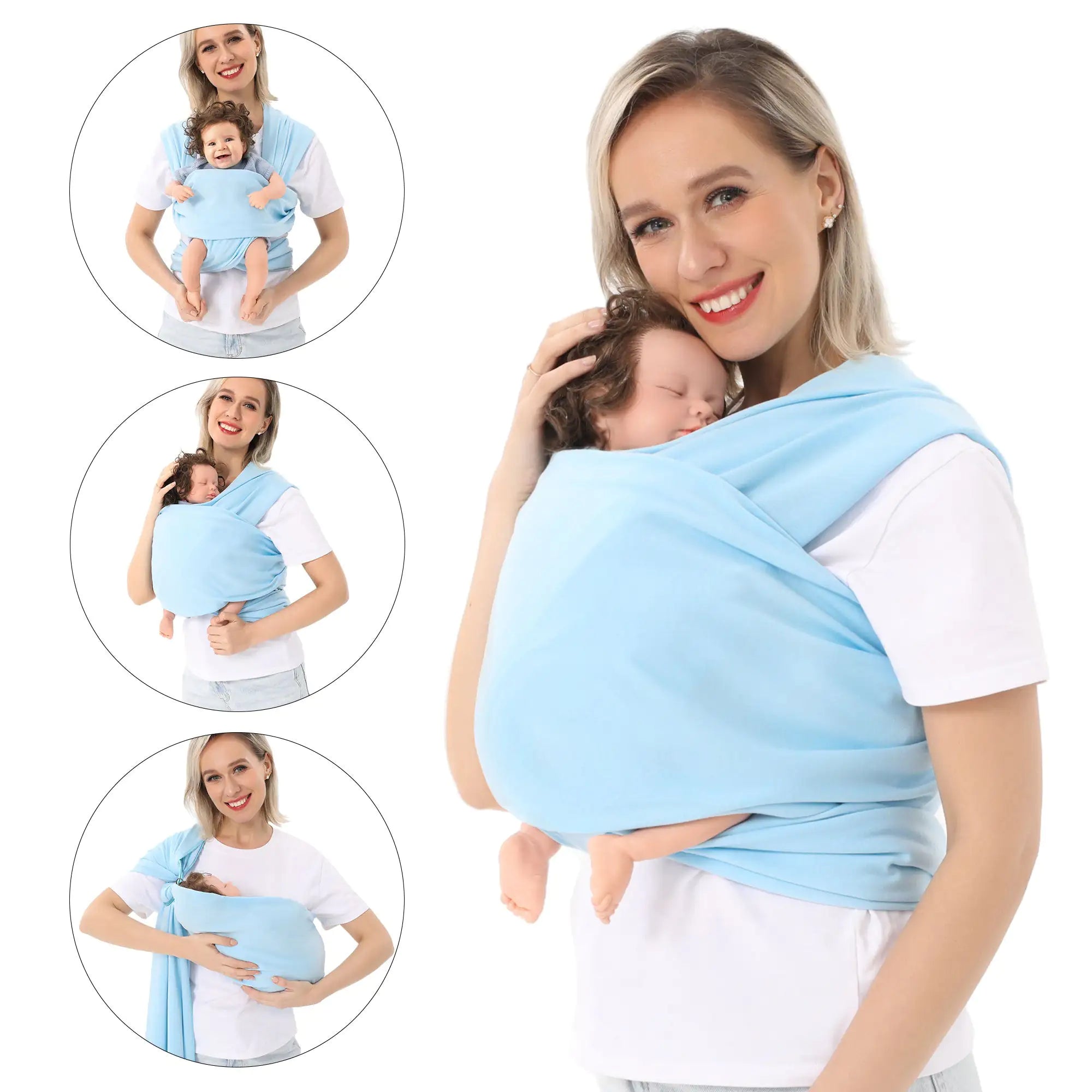 Dual-Mode Baby Wrap & Carrier Bag