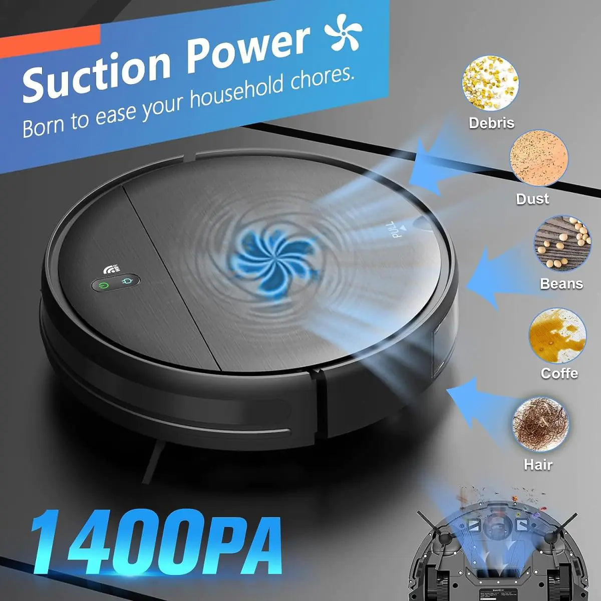 Smart Cleaning Robot: Sweep, Mop &amp; Vacuum