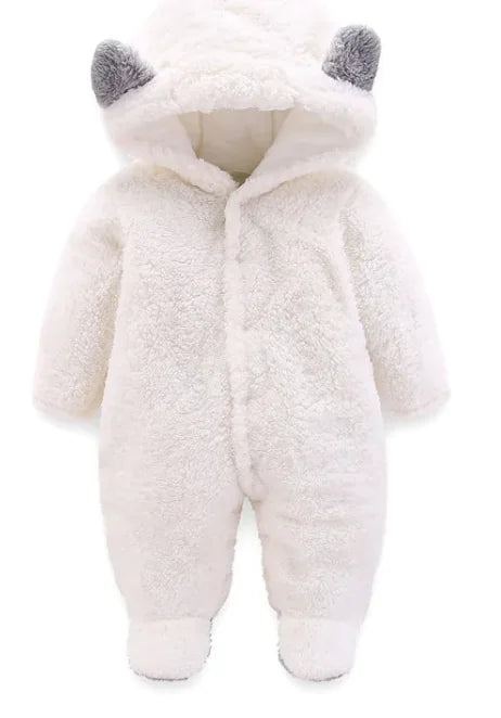 Cozy Newborn Fleece Romper