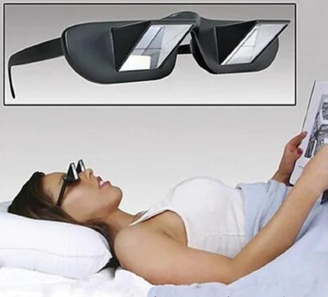 Gafas de lectura horizontales Lazy Periscope