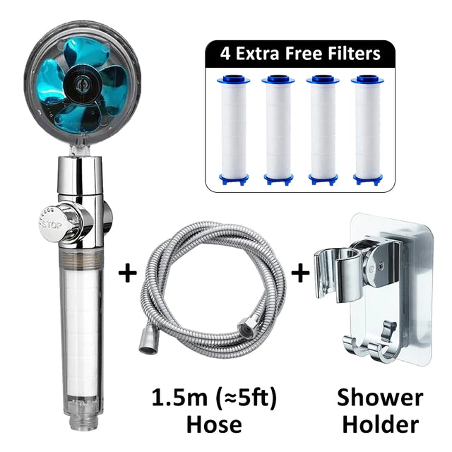 Turbo Spin Shower Head