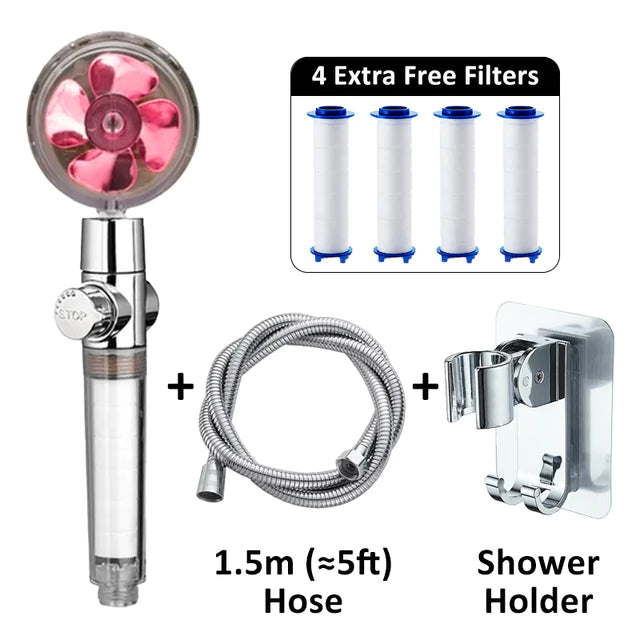 Turbo Spin Shower Head