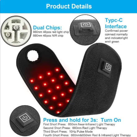 Red Light Infrared Heating Therapy Band